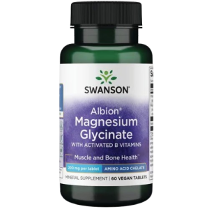 Magnesium Glycinate with Activated B Vitamins 200 mg 60 Tabs